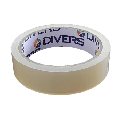 Cinta adhesiva divers kl 1 x 50 yardas transparente paquete de 12 unidades - Imagen 2