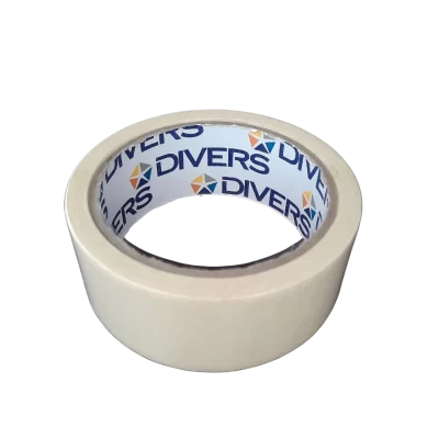 Cinta masking tape divers kl 1.5 x 20 yardas color natural - Imagen 2