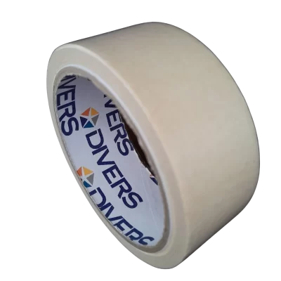 Cinta masking tape divers kl 1.5 x 20 yardas color natural