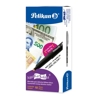 MARCADOR MARKADATA PELIKAN DELGADO C/10 [F/20]