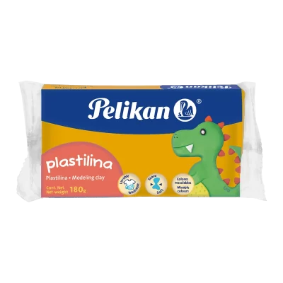 Plasticina Pelikan maqueta 180 gramos naranaja