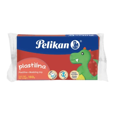 Plasticina Pelikan maqueta 180 gramos rojo
