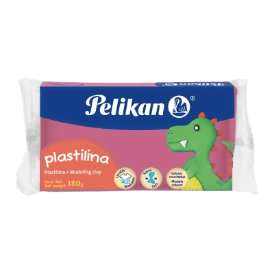 Plasticina Pelikan maqueta 180 gramos rosado