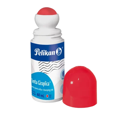 TINTA PARA ALMOHADILLA PELIKAN GIRAPLICA ROJO 60ML 671 [F/48]