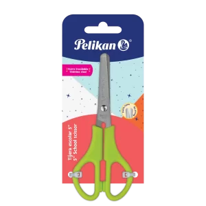 Tijera pelikan escolar 5 pulgadas school scissor caja con 12 unidades