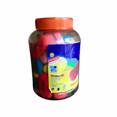 Borrador pelikan e-gom migajón bote de 40 unidades con colores surtidos - Imagen 2