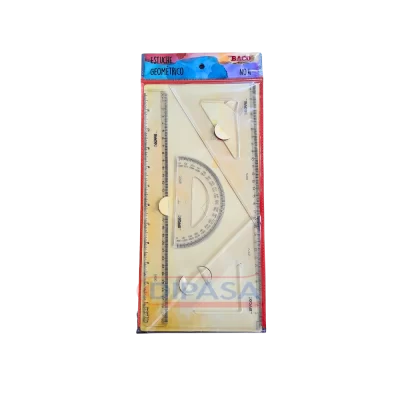 ESTUCHE GEOMETRICO BACO NO.4 REGLA DE 30 CENTIMETROS MEDIANO