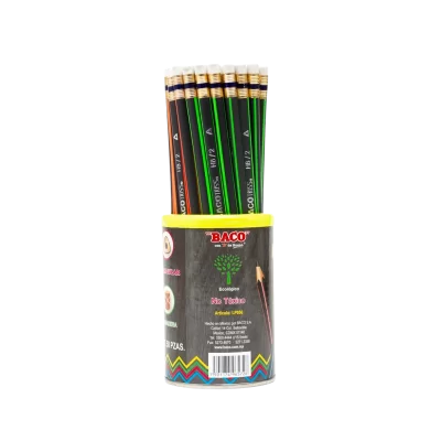 LAPIZ ECO BACOTRISS TRIANGULAR BOTE DE 50 UNIDADES COLORES SURTIDOS - Imagen 2