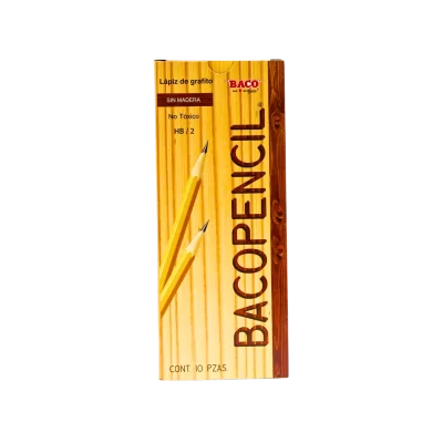 LAPIZ ECO BACO HEXAGONAL AMARILLO C/10