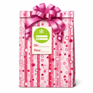 BOLSA TODO EN UNO GD F/ROSADO RAYAS Y CIRC