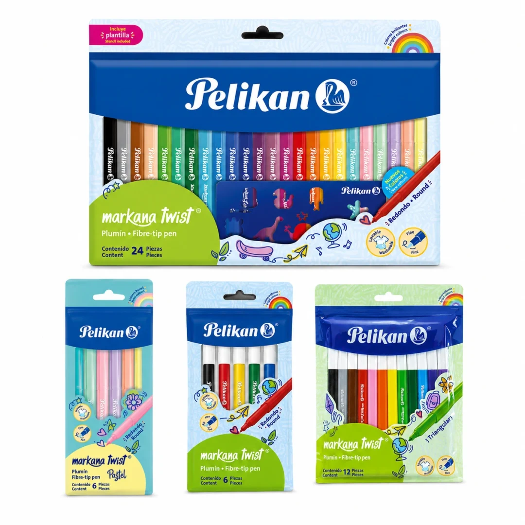 MARCADOR MARKANA TWIST PELIKAN SET FINO