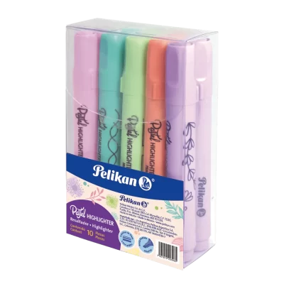 Marcador neón pelikan 414 caja de 10 unidades Pastel