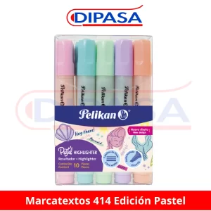 Marcador neón pelikan 414 caja de 10 unidades Pastel