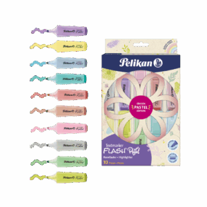 MARCADOR NEON PELIKAN TEXTMARKER FLASH PASTEL C/10