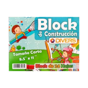 BLOCK CONSTRUCCION DIVERS CARTA 24 HOJAS 672 [F/24]