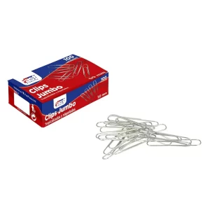 CLIPS JUMBO FAST NIQUELADO C-100 50MM
