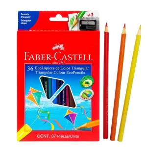 CRAYON DE MADERA FABER CASTELL TRIANGULAR 36 LARGO