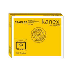 Grapa T-21 Kanex K3 10mm. =3/8 C/1000