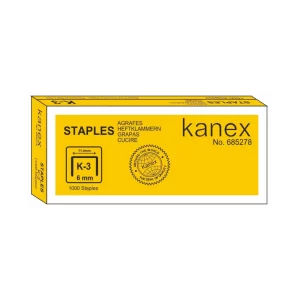 Grapa T-21 Kanex K3 6mm. =1/4 C/1000