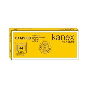 Grapa T-50 Kanex K4 6mm. =1/4 C/1250