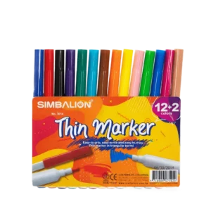 MARCADOR ESCOLAR SIMBALION TRIANG 12+2 COL
