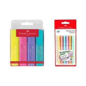 MARCADOR NEON FABER CASTELL TEXTLINER BLISTER