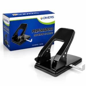 PERFORADOR DIVERS NEGRO 30 HOJAS