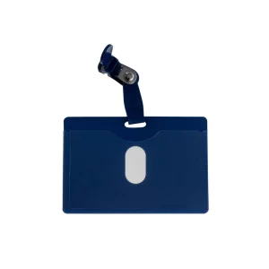 PORTAGAFETE MAE GFS HORIZONTAL C/CLIP AZUL MATE