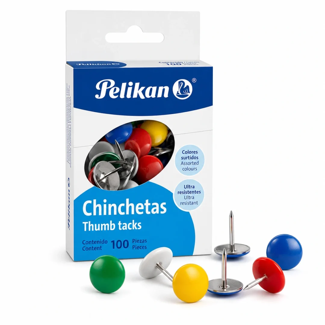 TACHUELA PELIKAN CHINCHE COLORES C/100