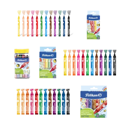 Crayon Cera Pelikan Triangular