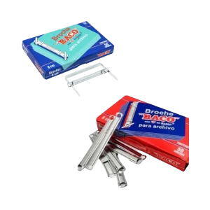 FASTENER METALICO BACO B-182 8CMS. C/50