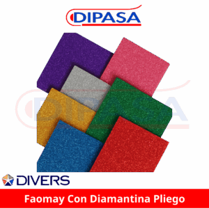 Foamy Con Diamantina Divers Pliego P/05