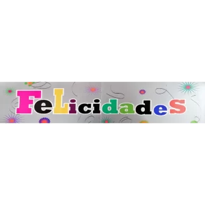 Letrero Myu Padi Felicidades Metálico
