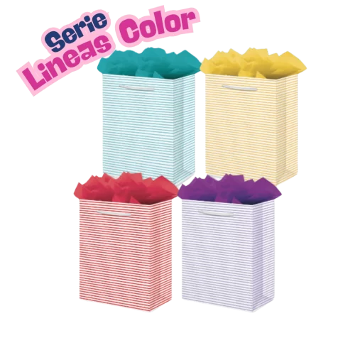 Bolsa Padi Líneas Color