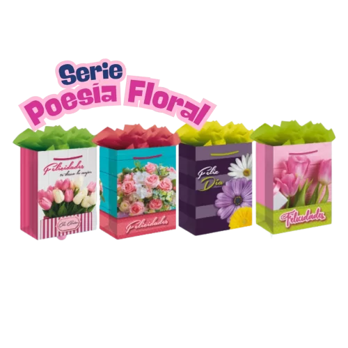 Bolsa Padi Poesía Floral