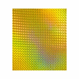 CARTULINA HOLOGRAFICA CUADROS DORADO