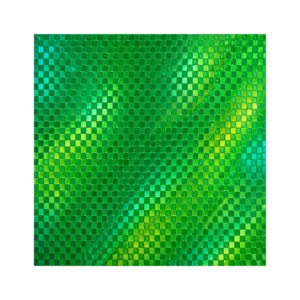 CARTULINA HOLOGRAFICA CUADROS VERDE
