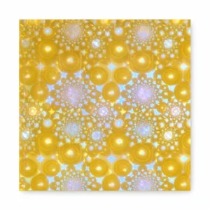 CARTULINA HOLOGRAFICA OVALOS DORADO
