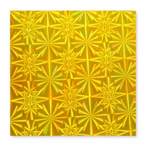 CARTULINA HOLOGRAFICA RULETAS DORADO