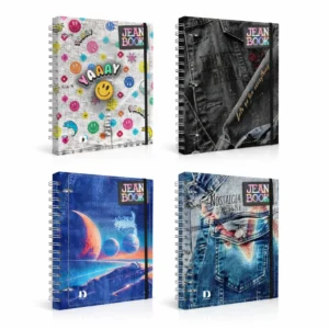 CUADERNO U NORMA ESPIRAL JEAN BOOK 100H