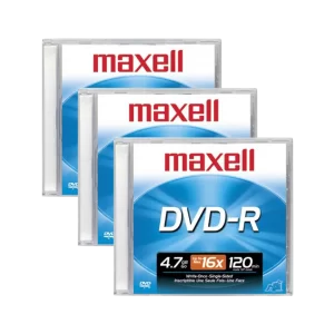 DVD-R MAXELL 4.7GB 120M 16 SLIM UNIDAD