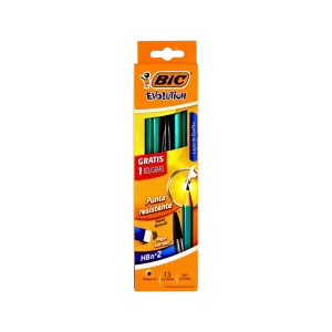LAPIZ EVOLUTION HEXAGONAL COLORES C-12