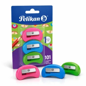 SACAPUNTAS PELIKAN 101 COLORES TARJETA DE 3