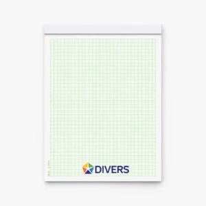 BLOCK MILIMETRADO DIVERS VERDE CARTA 50 HOJAS