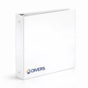 CARTAPACIO DIVERS CARTA 2 PULGADAS BLANCO CON FUNDA