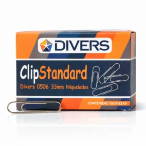 CLIPS STANDARD DIVERS J MF0506-33 NIQUELADO CAJA 100