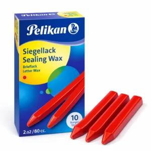 LACRE BARRA ROJO PELIKAN P/SELLO C/10