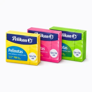 NOTA ADHESIVA PELIKAN 3 X 3 NEON VERDE 100H