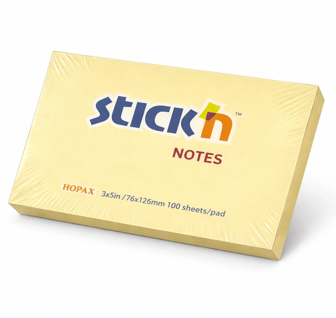 NOTA ADHESIVA STICKN 21009 BLOCK 100H 3X5 AMARILLO