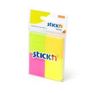 NOTA ADHESIVA STICKN 21091 BLOCK100H 1.5 X 2 NEON P/4